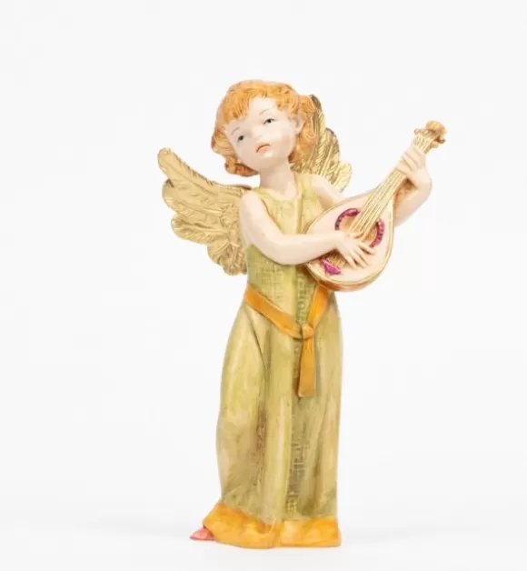 Angeli | Fontanini Angelo Con Mandolino (362) Tipo Porcellana Cm.15
