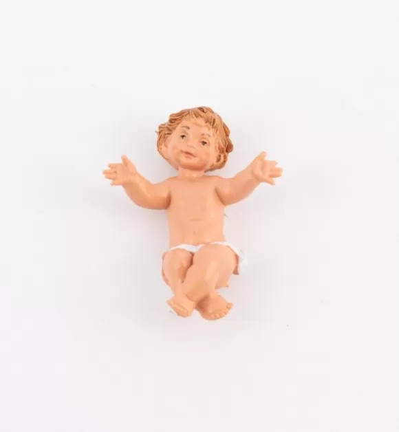 Presepe | Fontanini Bambino Per Presepe Colori Tradizionali Cm.10