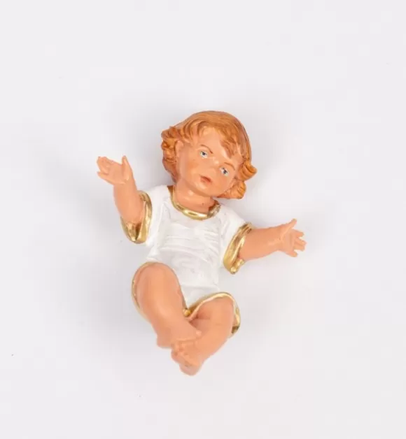 Presepe | Fontanini Bambino Per Presepe Colori Tradizionali Cm.19
