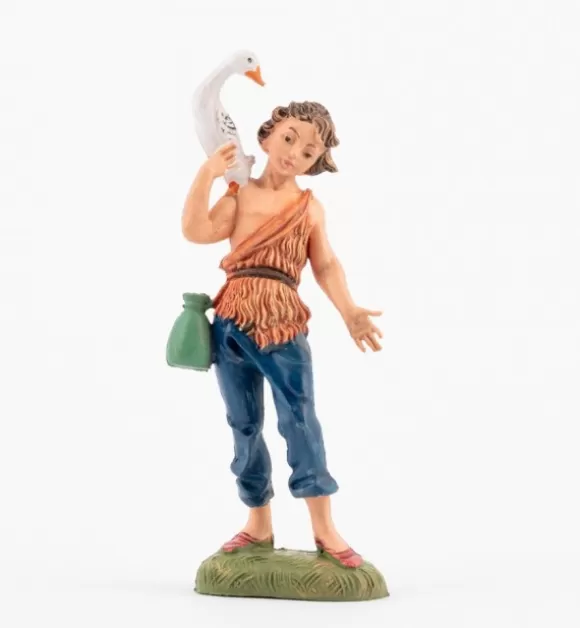 Presepe | Fontanini Pastore (107) Per Presepe Colori Tradizionali Cm.10
