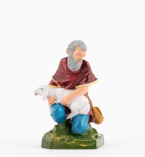 Presepe | Fontanini Pastore (321) Per Presepe Colori Tradizionali Cm.19